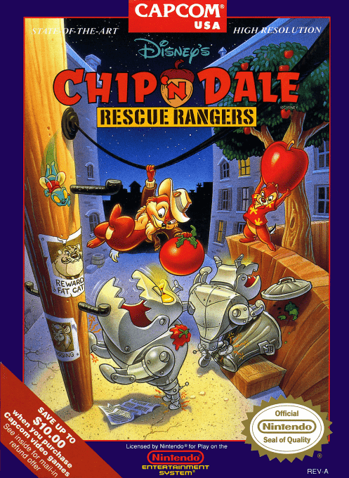 Chip 'N Dale : Rescue Rangers - Nintendo Entertainment System
