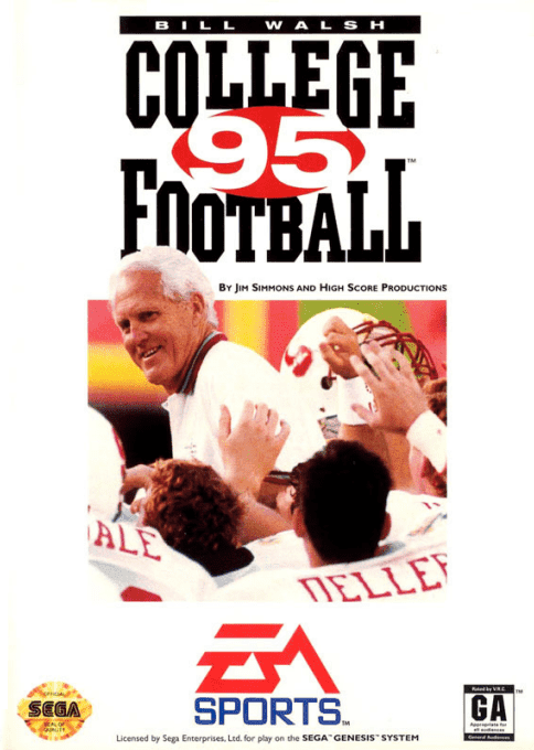Bill Walsh College Football 95 - Sega Mega Drive / Genesis