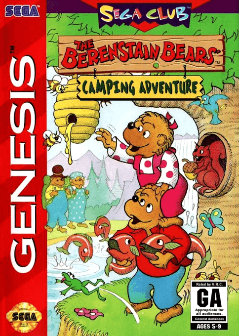 The Berenstain Bears' Camping Adventure - Sega Mega Drive / Genesis