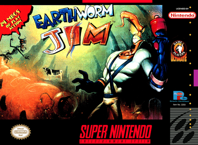 Earthworm Jim - Super Nintendo Entertainment System