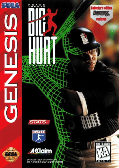 Frank Thomas Big Hurt Baseball - Sega Mega Drive / Genesis