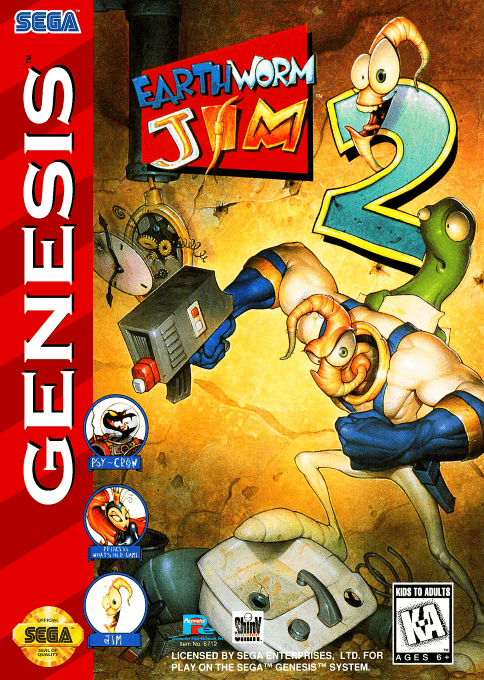 Earthworm Jim 2 - Sega Mega Drive / Genesis