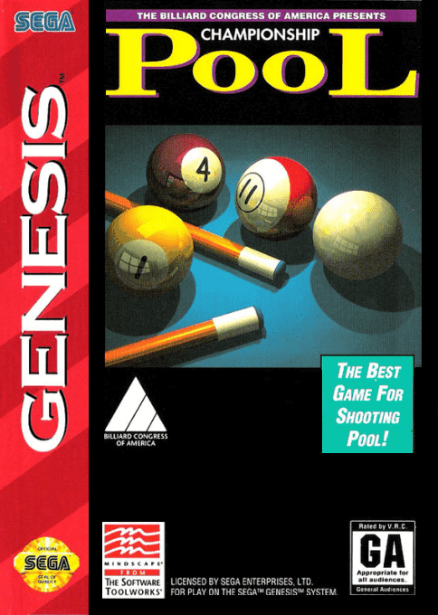 Championship Pool - Sega Mega Drive / Genesis