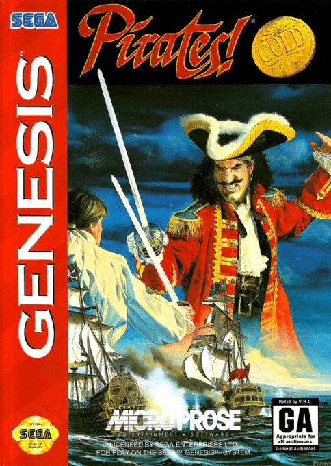 Pirates! Gold - Sega Mega Drive / Genesis