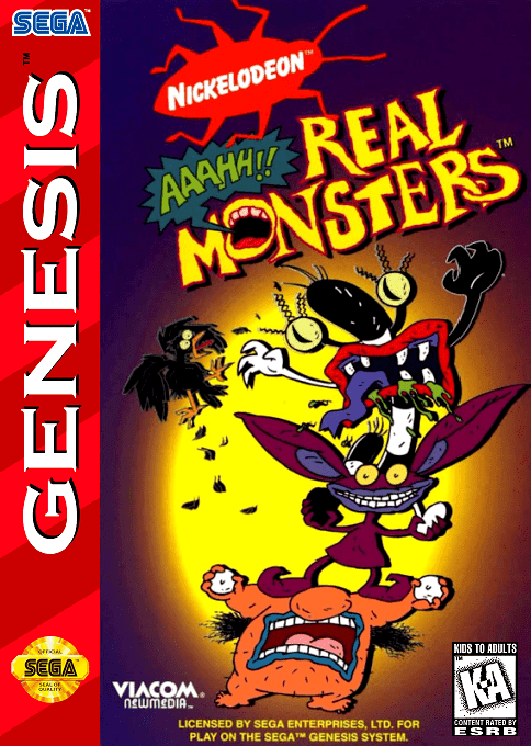 Aaahh!!! Real Monsters - Sega Mega Drive / Genesis