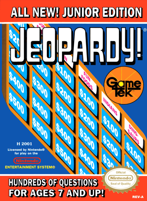 Jeopardy! Junior Edition - Nintendo Entertainment System
