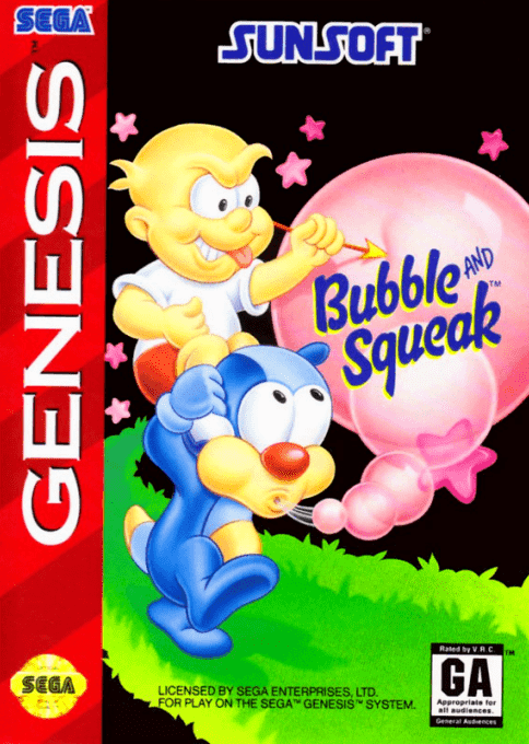 Bubble and Squeak - Sega Mega Drive / Genesis