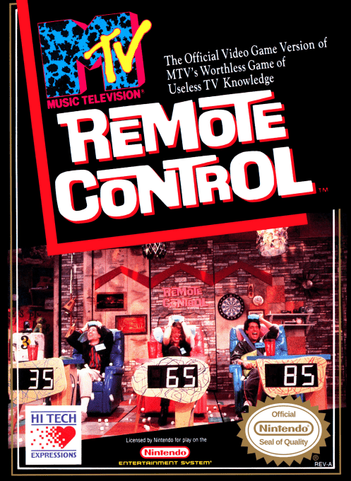 Remote Control - Nintendo Entertainment System