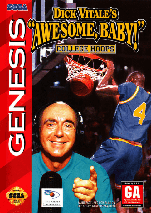 Dick Vitale's 'Awesome, Baby!' College Hoops - Sega Mega Drive / Genesis