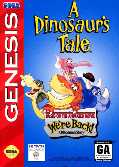 A Dinosaur's Tale - Sega Mega Drive / Genesis