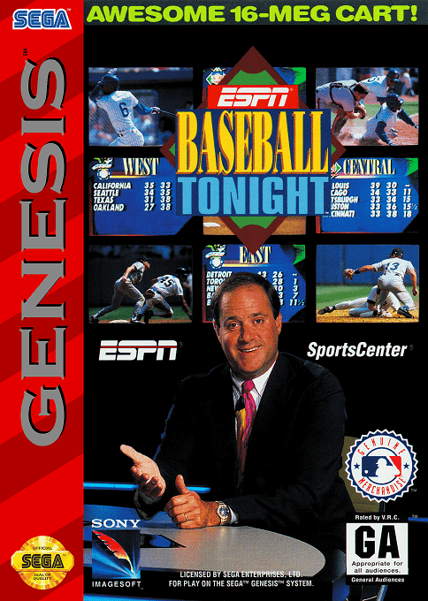 ESPN Baseball Tonight - Sega Mega Drive / Genesis