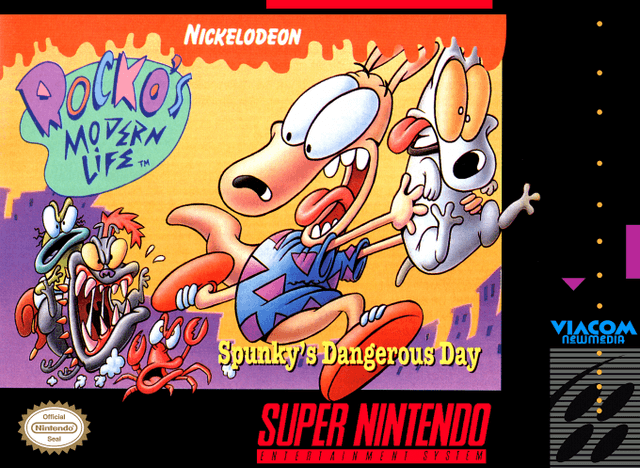 Rocko's Modern Life : Spunky's Dangerous Day - Super Nintendo Entertainment System