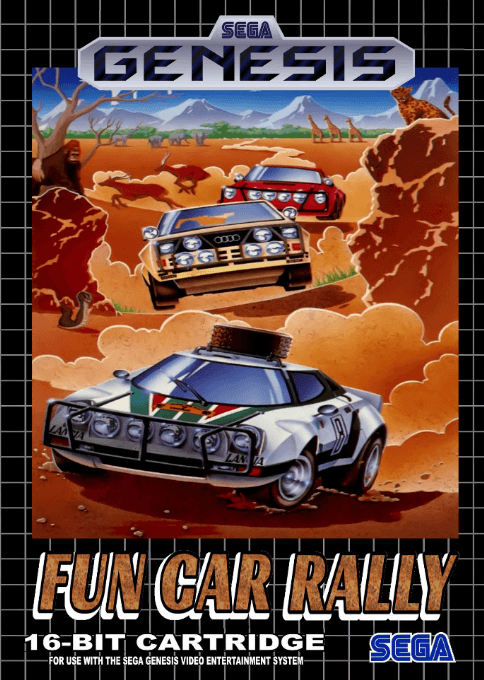 Fun Car Rally - Sega Mega Drive / Genesis