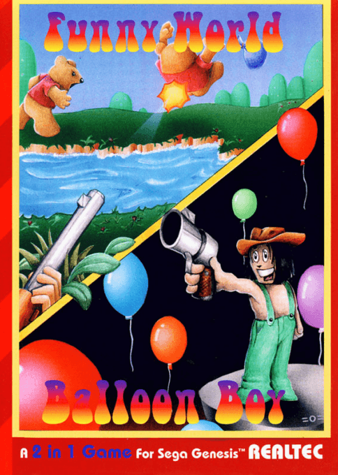 Funny World & Balloon Boy - Sega Mega Drive / Genesis