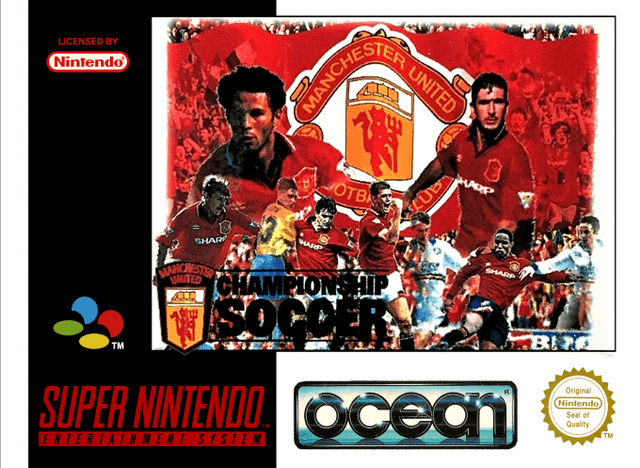 Manchester United Championship Soccer - Super Nintendo Entertainment System