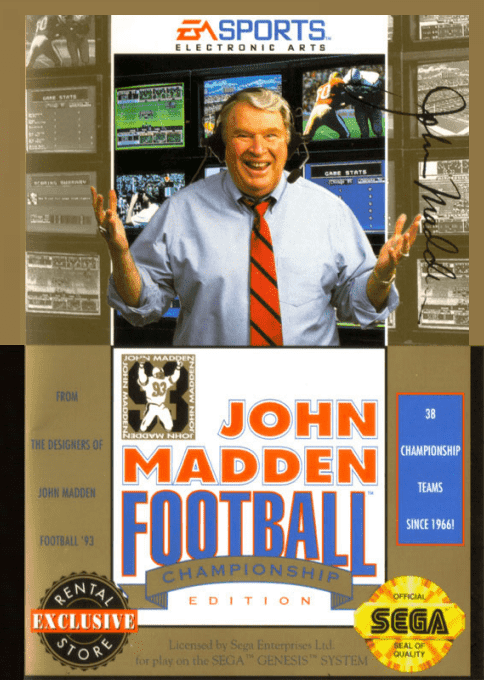 John Madden Football : Championship Edition - Sega Mega Drive / Genesis