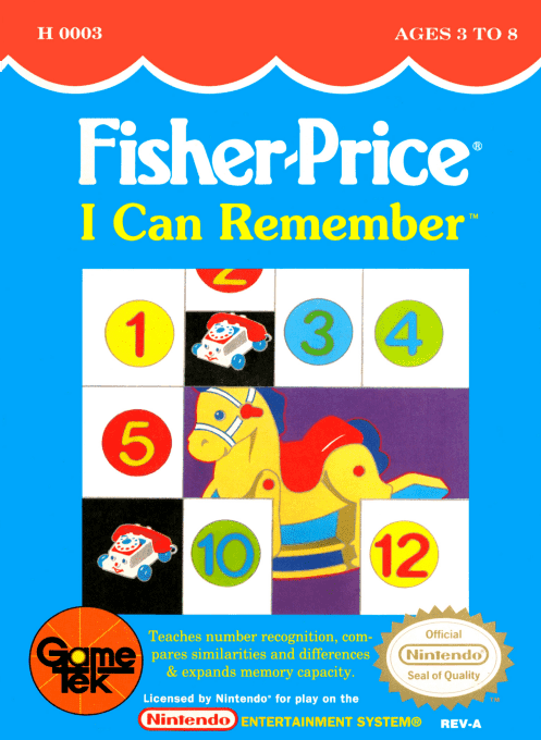 Fisher-Price : I Can Remember - Nintendo Entertainment System