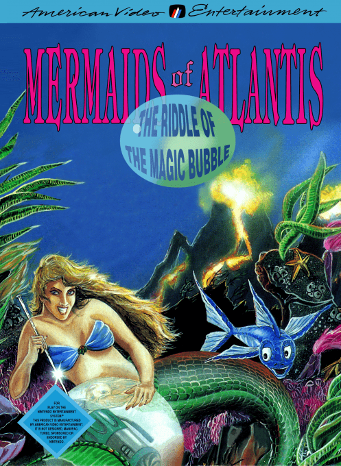 Mermaids of Atlantis : The Riddle of the Magic Bubble - Nintendo Entertainment System