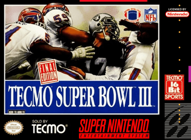 Tecmo Super Bowl III : Final Edition - Super Nintendo Entertainment System