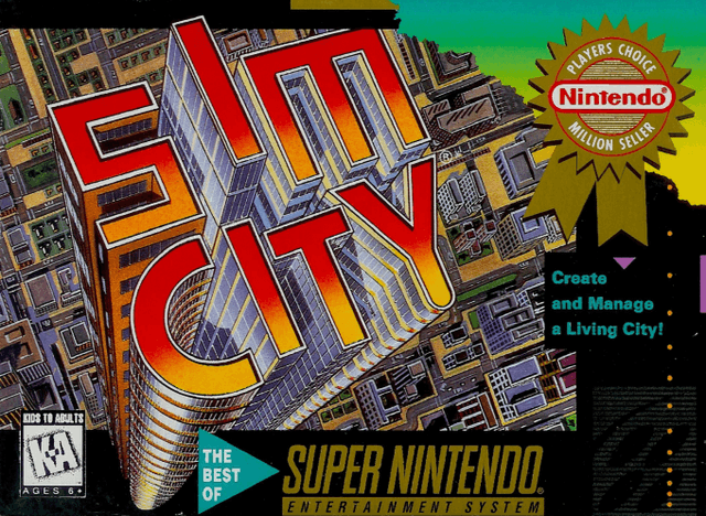 SimCity - Super Nintendo Entertainment System