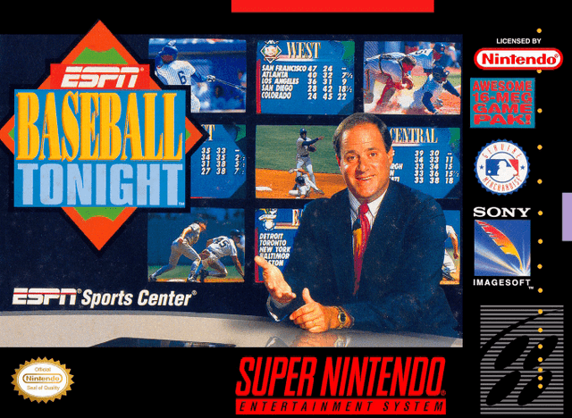 ESPN Baseball Tonight - Super Nintendo Entertainment System