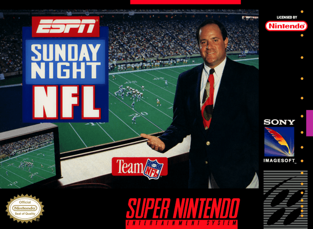 ESPN Sunday Night NFL - Super Nintendo Entertainment System