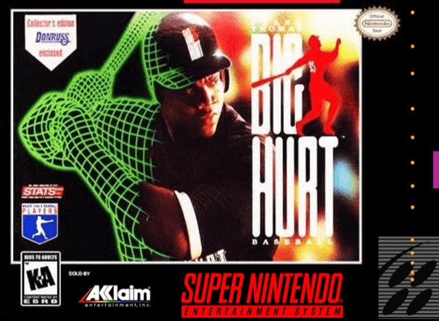 Frank Thomas Big Hurt Baseball - Super Nintendo Entertainment System
