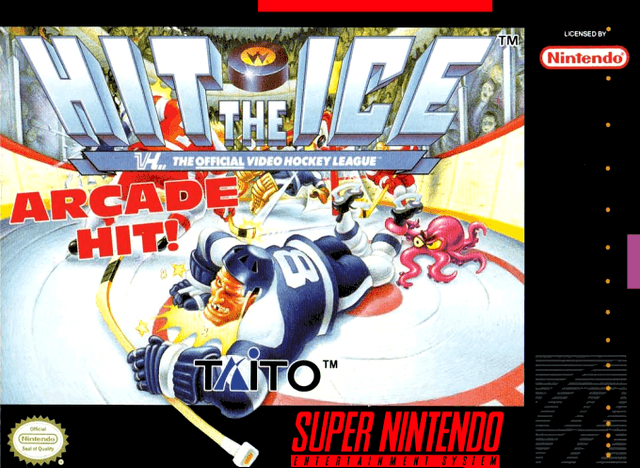 Hit the Ice : VHL, The Official Video Hockey League - Super Nintendo Entertainment System