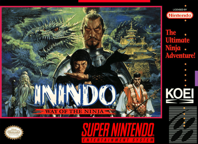 Inindo : Way of the Ninja - Super Nintendo Entertainment System