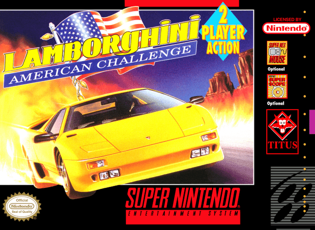 Lamborghini American Challenge - Super Nintendo Entertainment System
