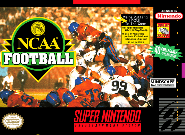 NCAA Football - Super Nintendo Entertainment System