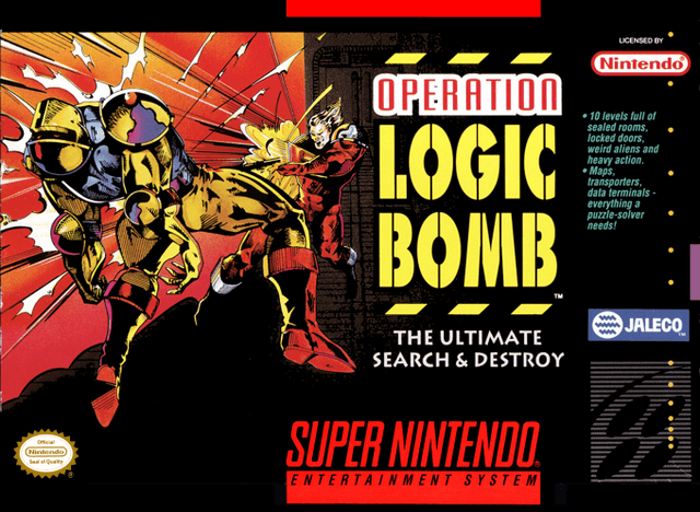 Operation Logic Bomb : The Ultimate Search & Destroy - Super Nintendo Entertainment System