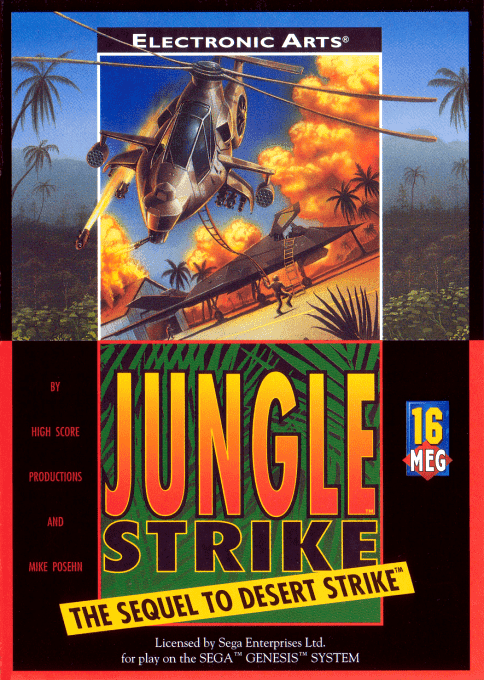 Jungle Strike : The Sequel to Desert Strike - Sega Mega Drive / Genesis