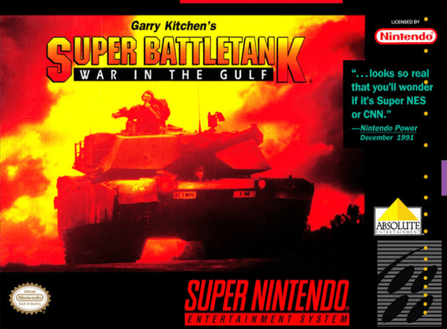 Garry Kitchen's Super Battletank : War in the Gulf - Super Nintendo Entertainment System