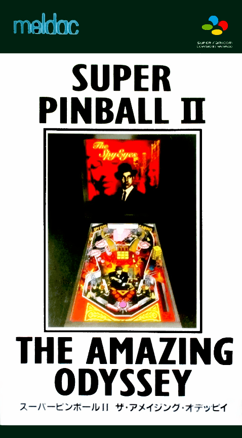 Super Pinball II : The Amazing Odyssey - Super Nintendo Entertainment System