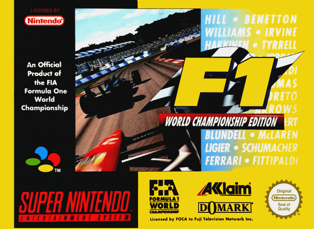 F1 World Championship Edition - Super Nintendo Entertainment System