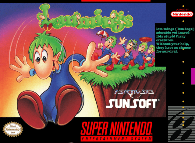 Lemmings - Super Nintendo Entertainment System