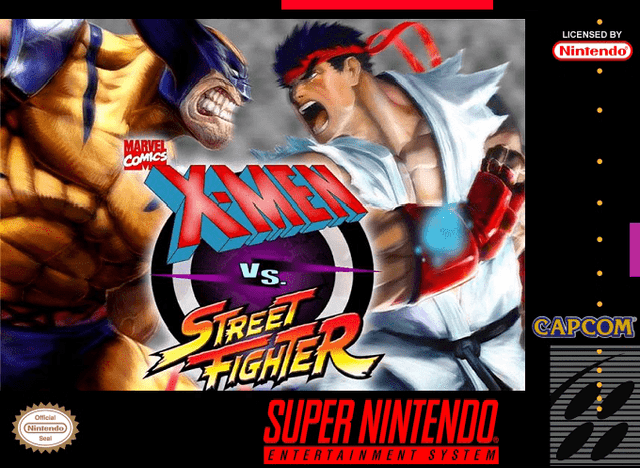 X-Men vs. Street Fighter - Super Nintendo Entertainment System