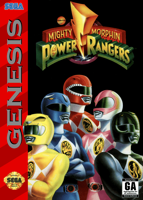 Mighty Morphin Power Rangers - Sega Mega Drive / Genesis