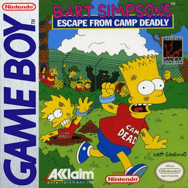 Bart no Survival Camp - Game Boy