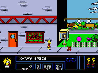 The Simpsons : Bart vs. the Space Mutants - Sega Mega Drive / Genesis