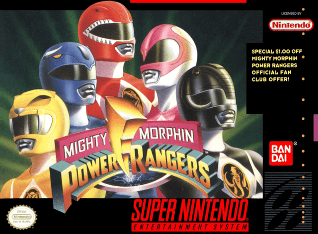 Mighty Morphin Power Rangers - Super Nintendo Entertainment System