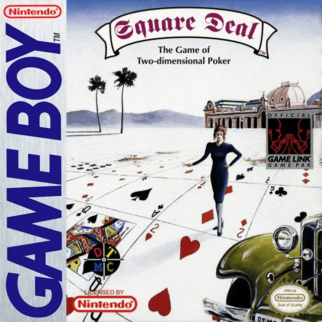 Square Deal : The Game of Two-Dimensional Poker - Game Boy