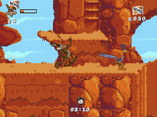Desert Demolition Starring Road Runner and Wile E. Coyote - Sega Mega Drive / Genesis