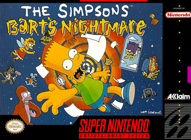 The Simpsons : Bart's Nightmare - Super Nintendo Entertainment System