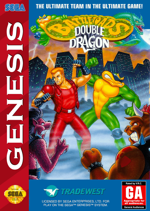 Battletoads & Double Dragon - Sega Mega Drive / Genesis
