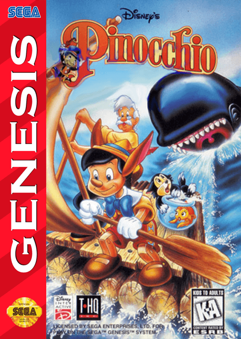 Pinocchio - Sega Mega Drive / Genesis