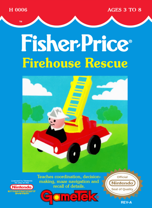 Fisher-price - Firehouse Rescue - Nintendo Entertainment System