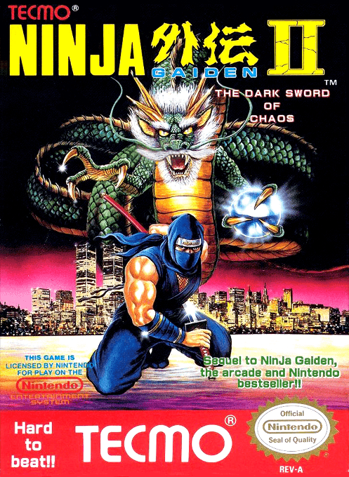 Ninja Gaiden II : The Dark Sword of Chaos - Nintendo Entertainment System