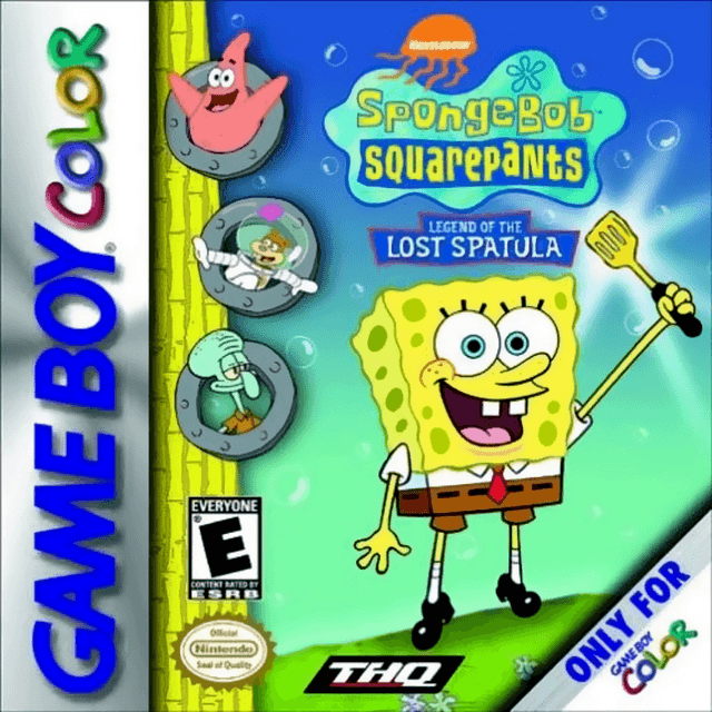 SpongeBob Squarepants: Legend of the Lost Spatula - Game Boy Color